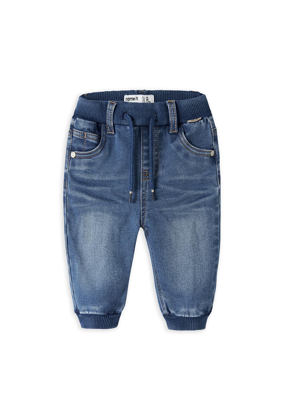 Name It Baby Boy Ben Baggy Jeans, Blue