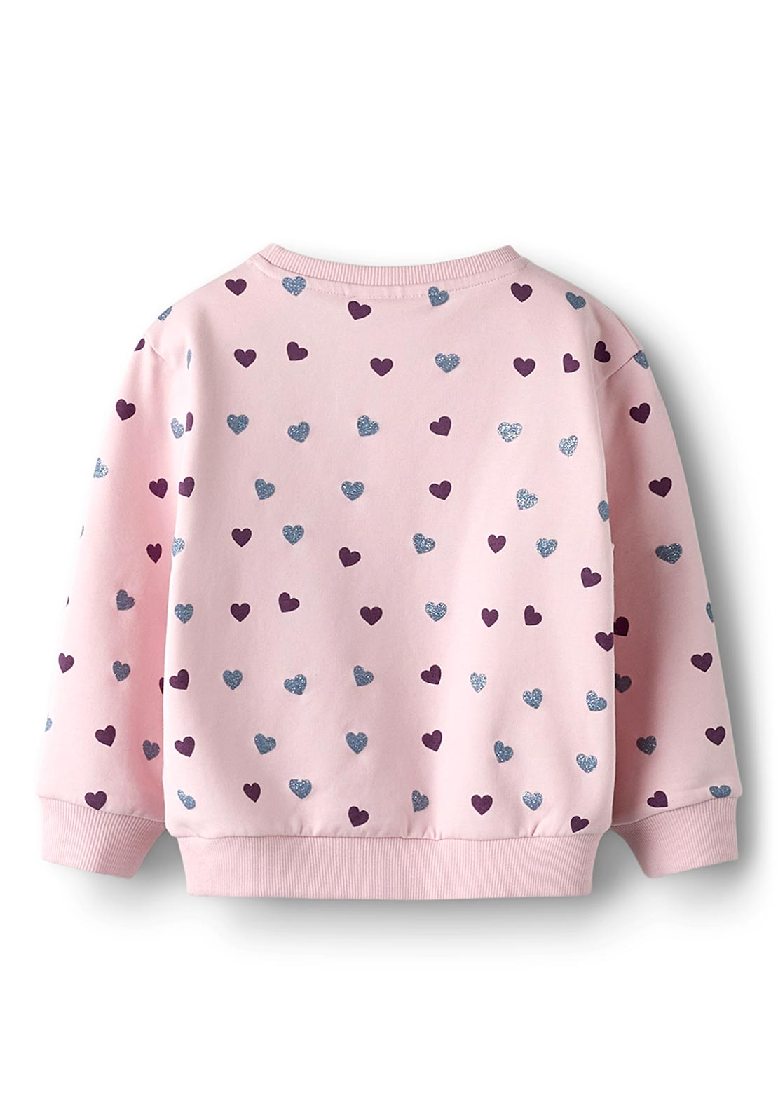 Name It Mini Girl Solea Long Sleeve Print Sweater, Pink