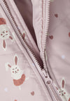 Name It Baby Girls Rabbit Maxi Jacket, Keepsake Lilac