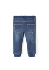 Name It Mini Boy Ben Baggy Sweat Jeans, Dark Blue Denim