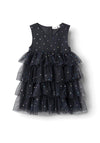 Name It Mini Girl Rasille Spencer Dress, India Ink