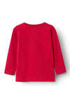 Name It Mini Boy Christmas Long Sleeve Top, Jester Red