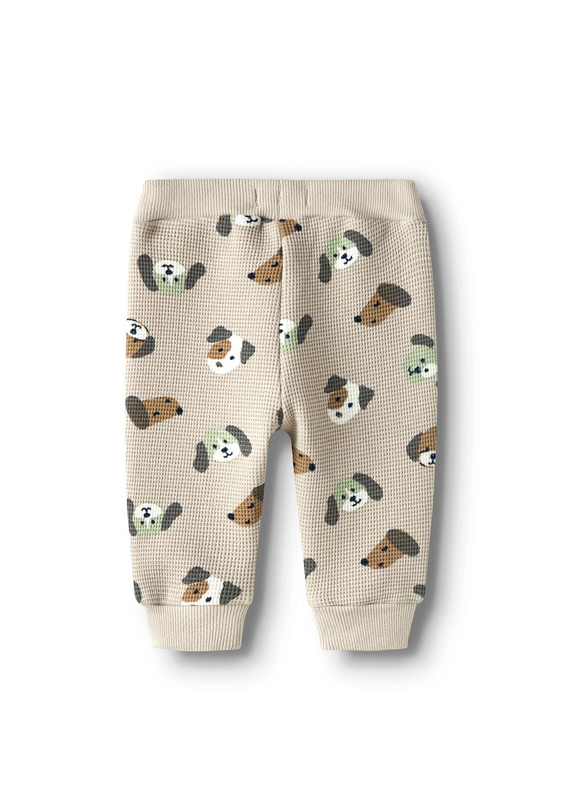 Name It Baby Boy Timm Waffle Print Jogger, Beige