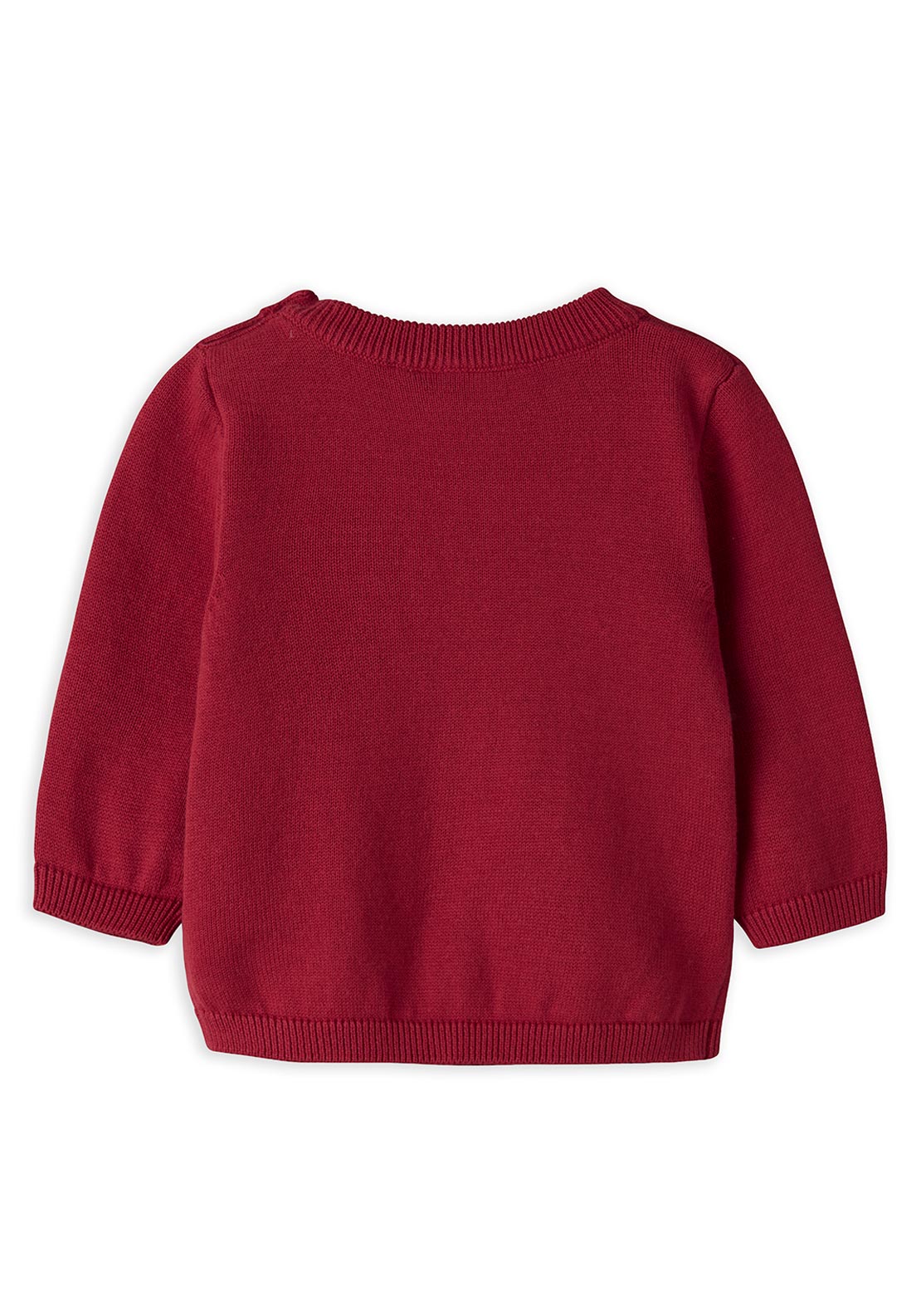 Name It Baby Girl Risse Present Knit Jumper, Red