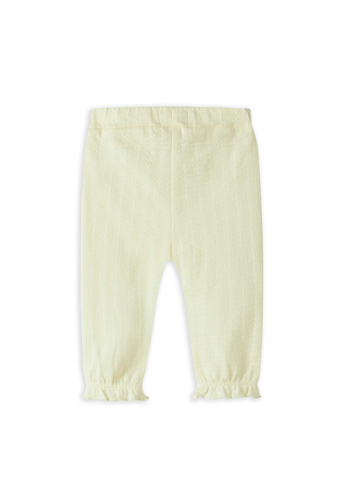 Name It Baby Girl Frill Cuff Trouser, Yellow