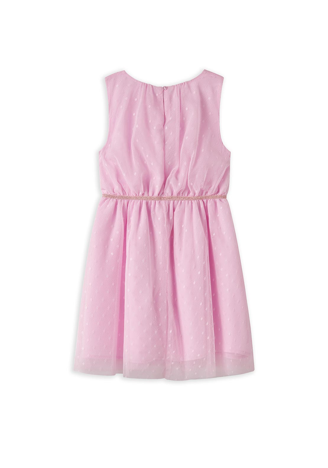Name It Kid Girl Vabos Tulle Sleeveless Dress, Pink