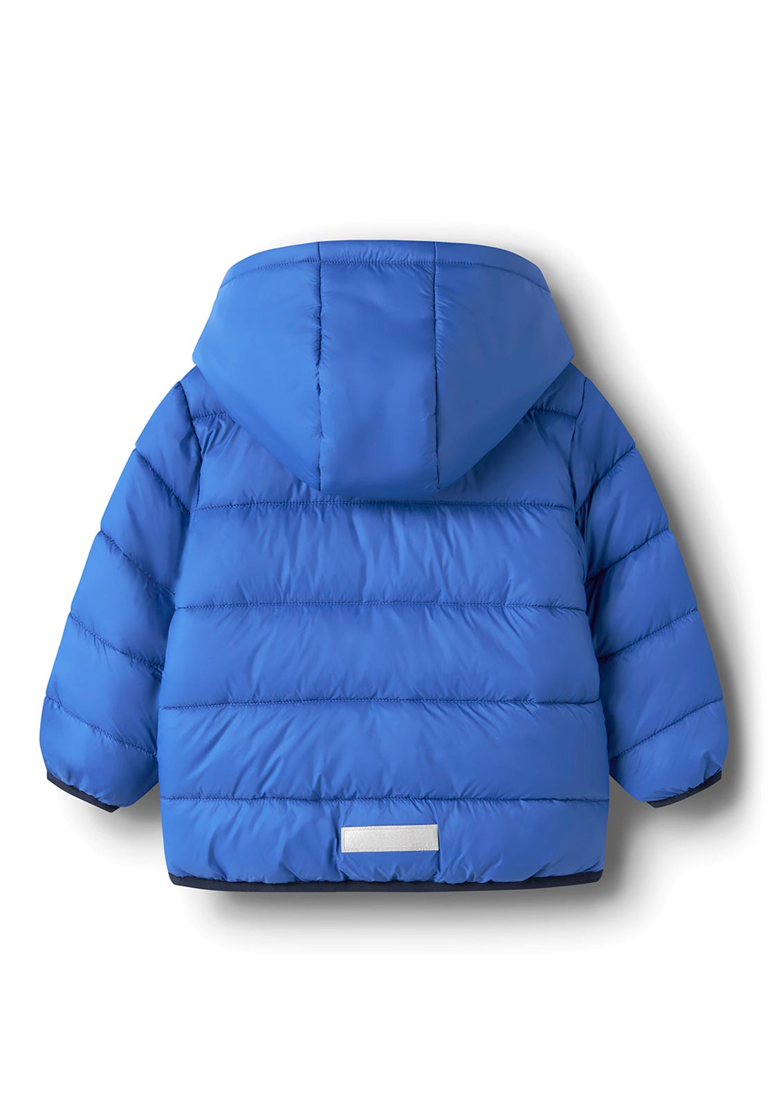 Name It Mini Boy Marble Padded Coat, Blue