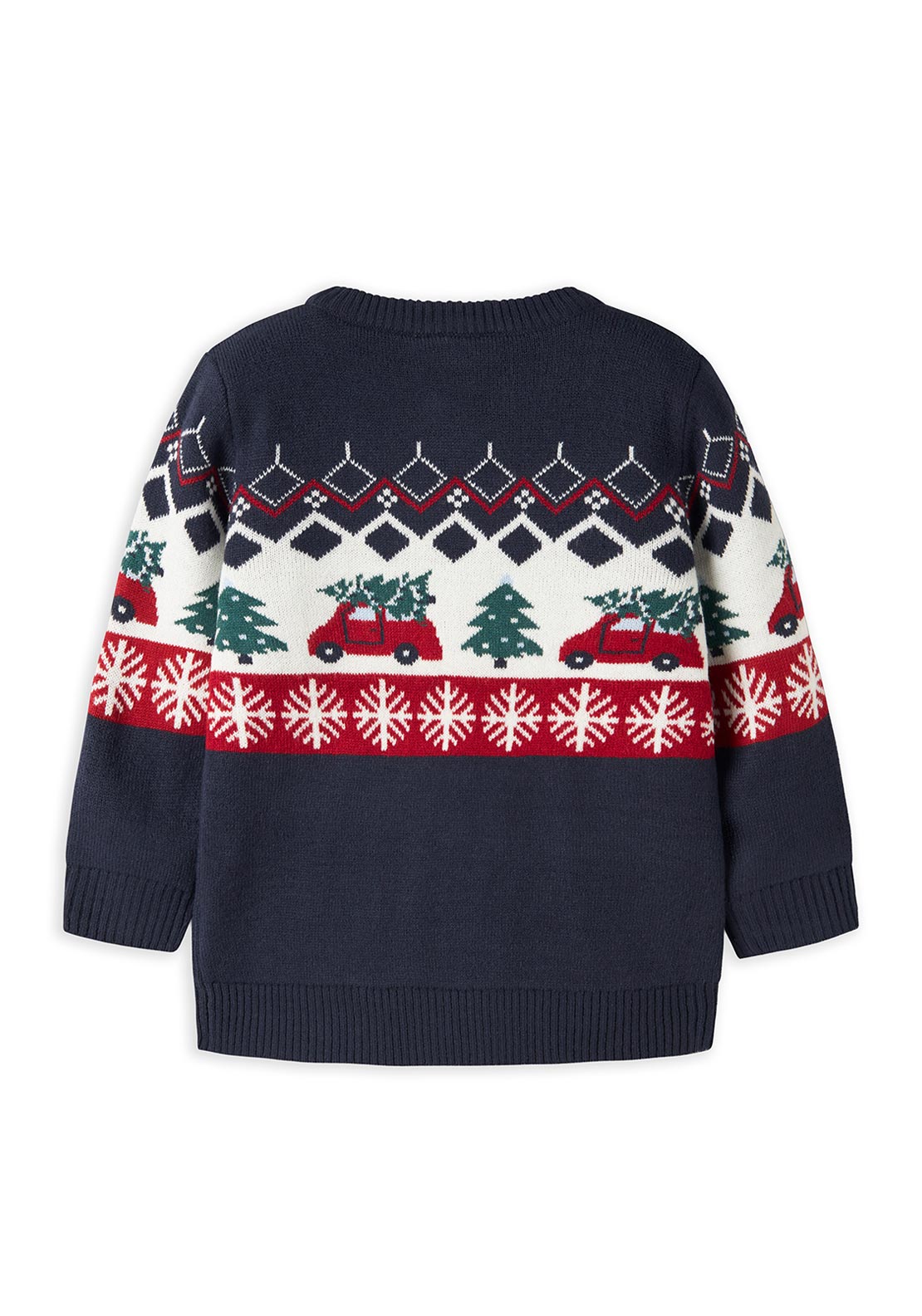 Name It Mini Boy Rissi Long Sleeve Knit Jumper, Navy