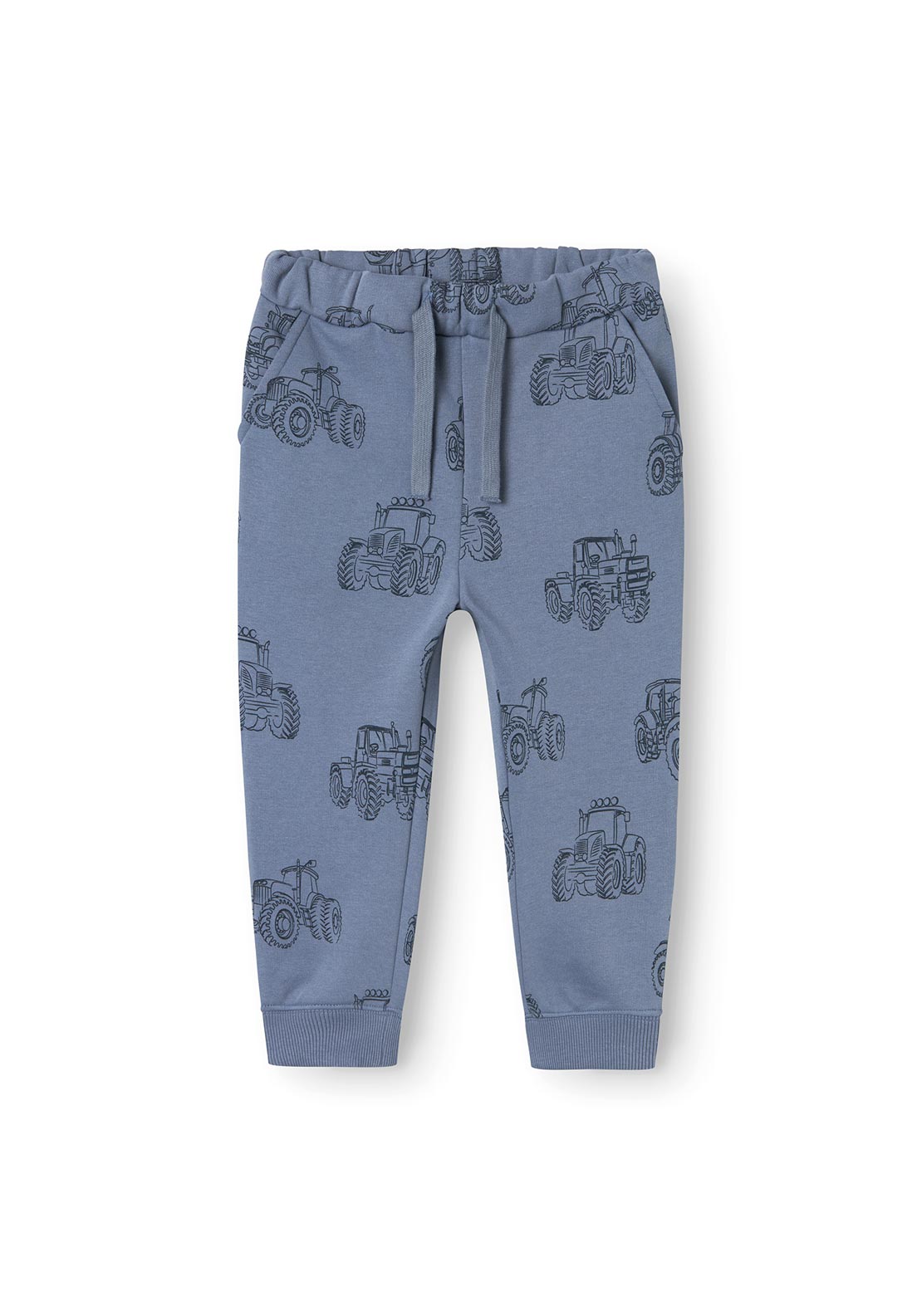 Name It Mini Boy Tractor Sweat Pant, Flint Stone