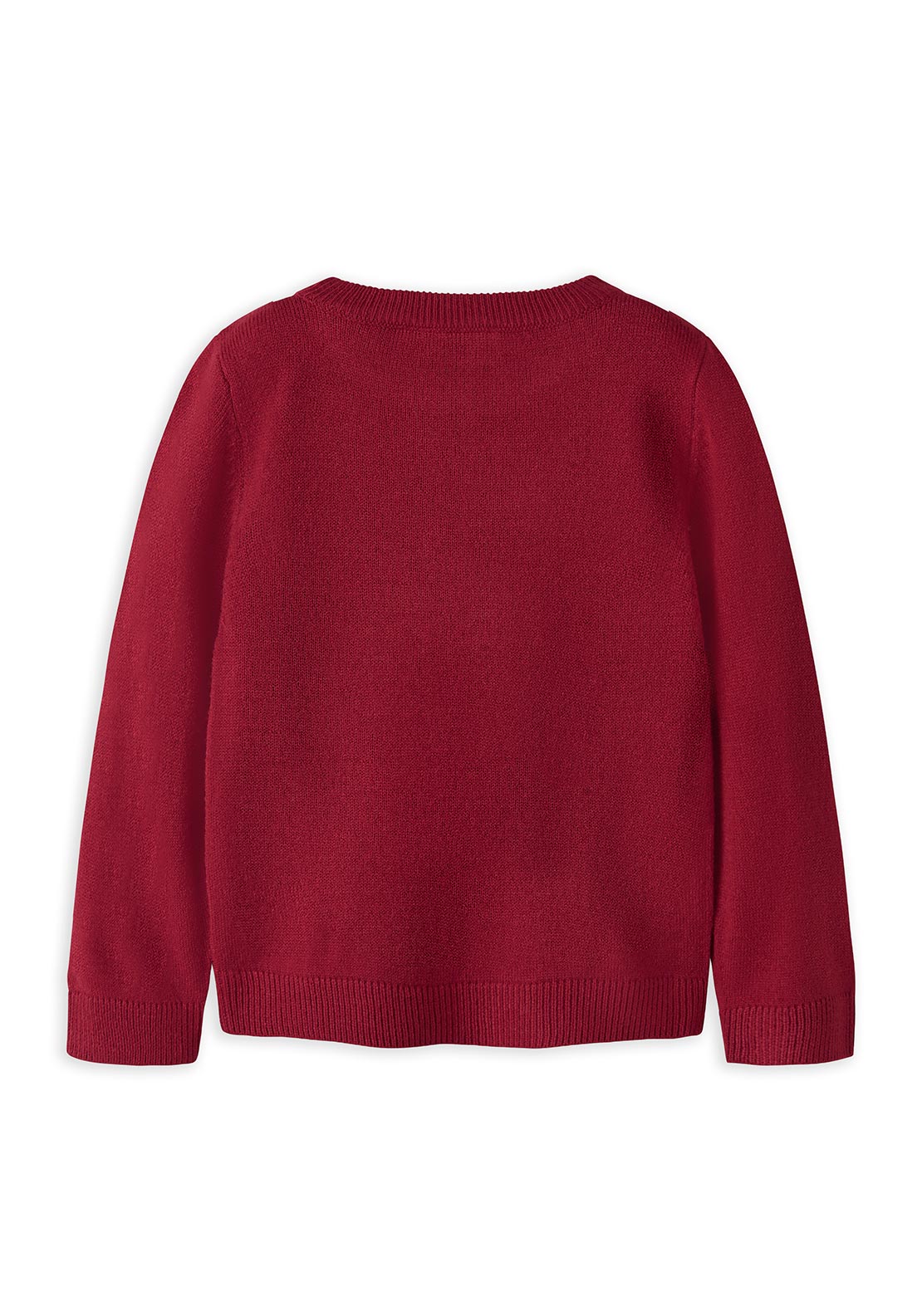 Name It Mini Girl Long Sleeve Knit Jumper, Red