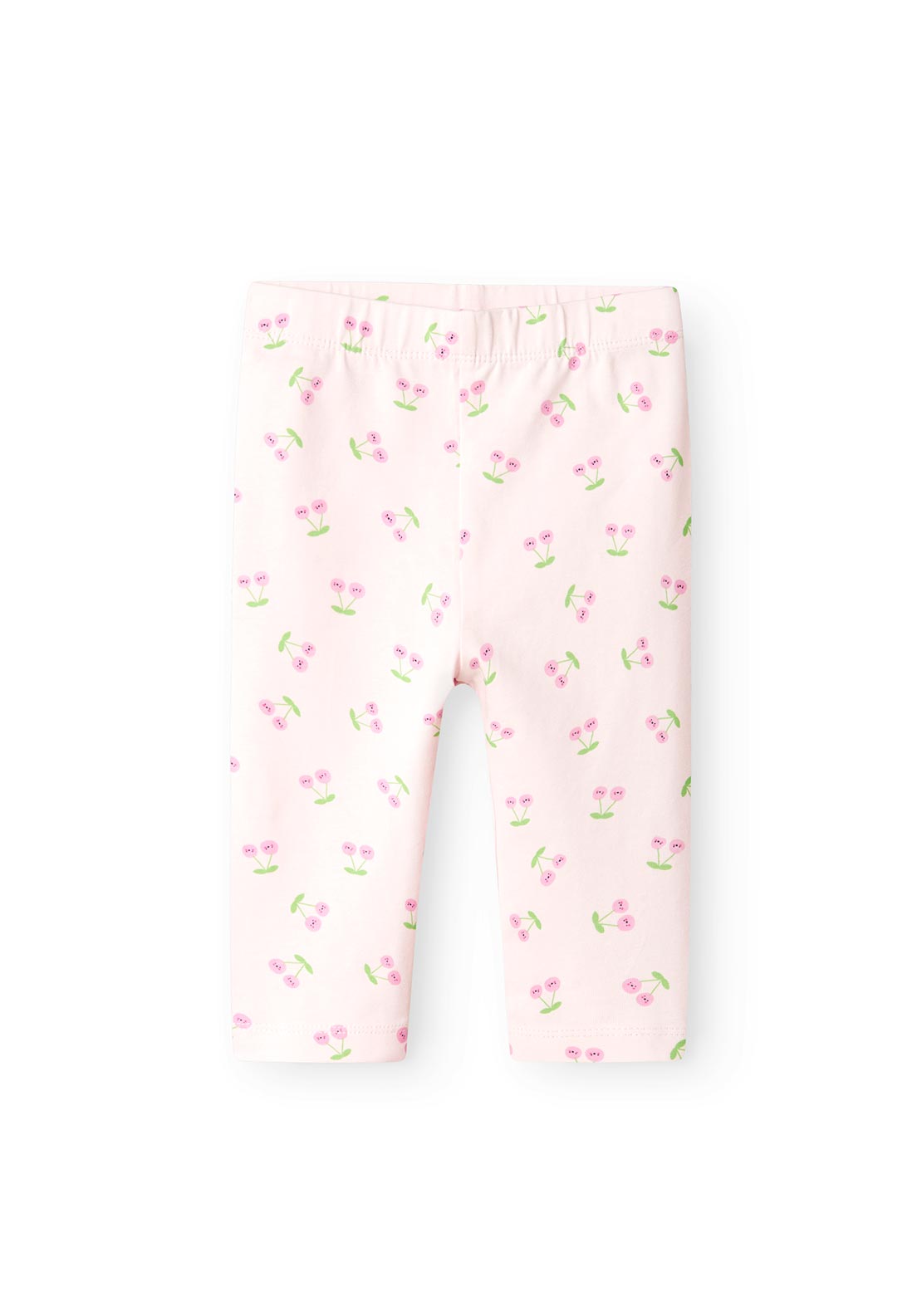 Name It Mini Girl Cherry Print Capri Legging, Ballerina