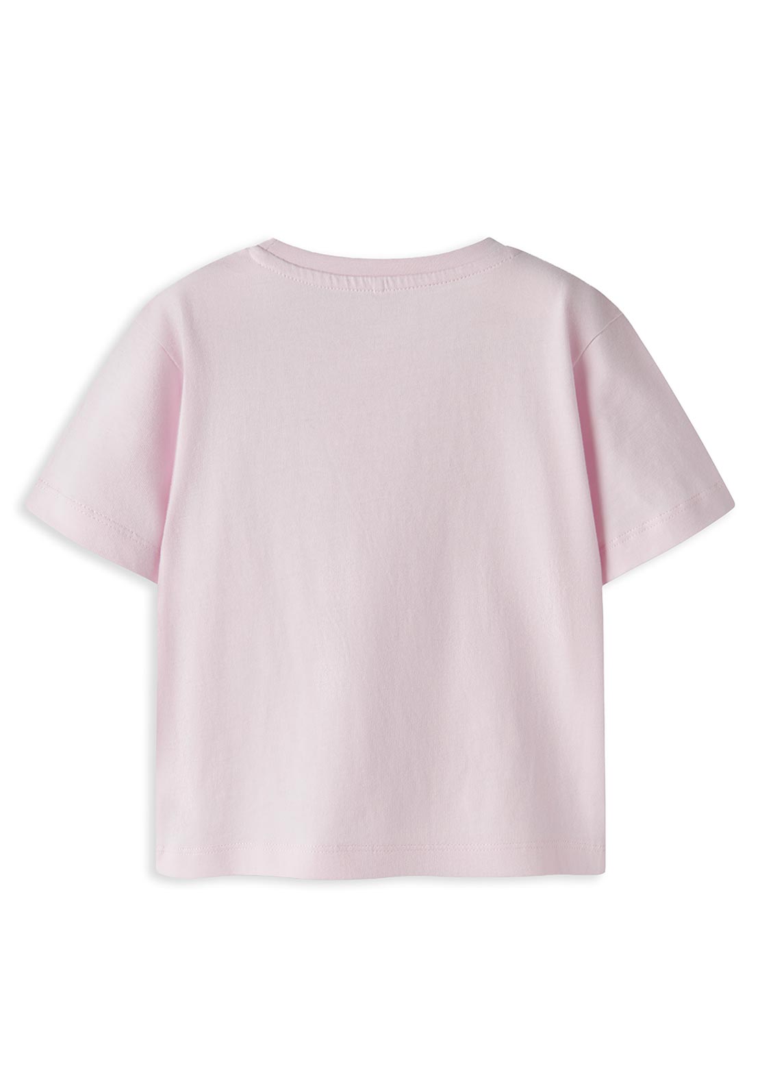 Name It Mini Girl Heart Short Sleeve Tee, Pink