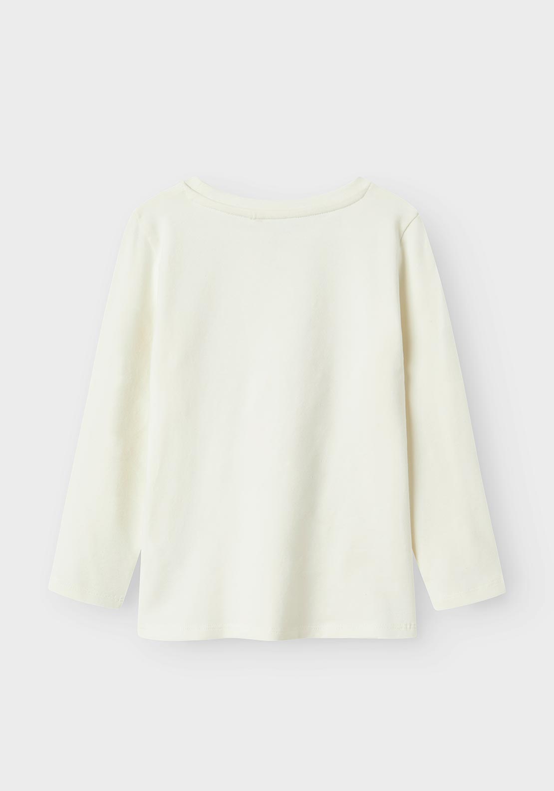 Name It Mini Girl Abelle Long Sleeve Top, White