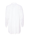 Naya Asymmetric Hem Cotton Shirt, White