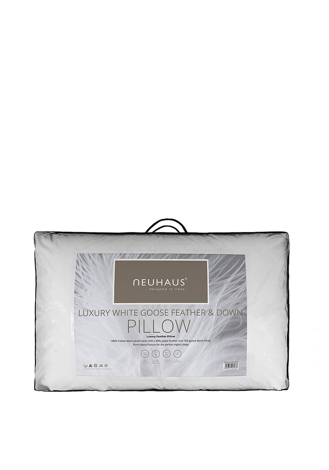 Neuhaus Pure Luxury White Goose Feather & Down Pillow