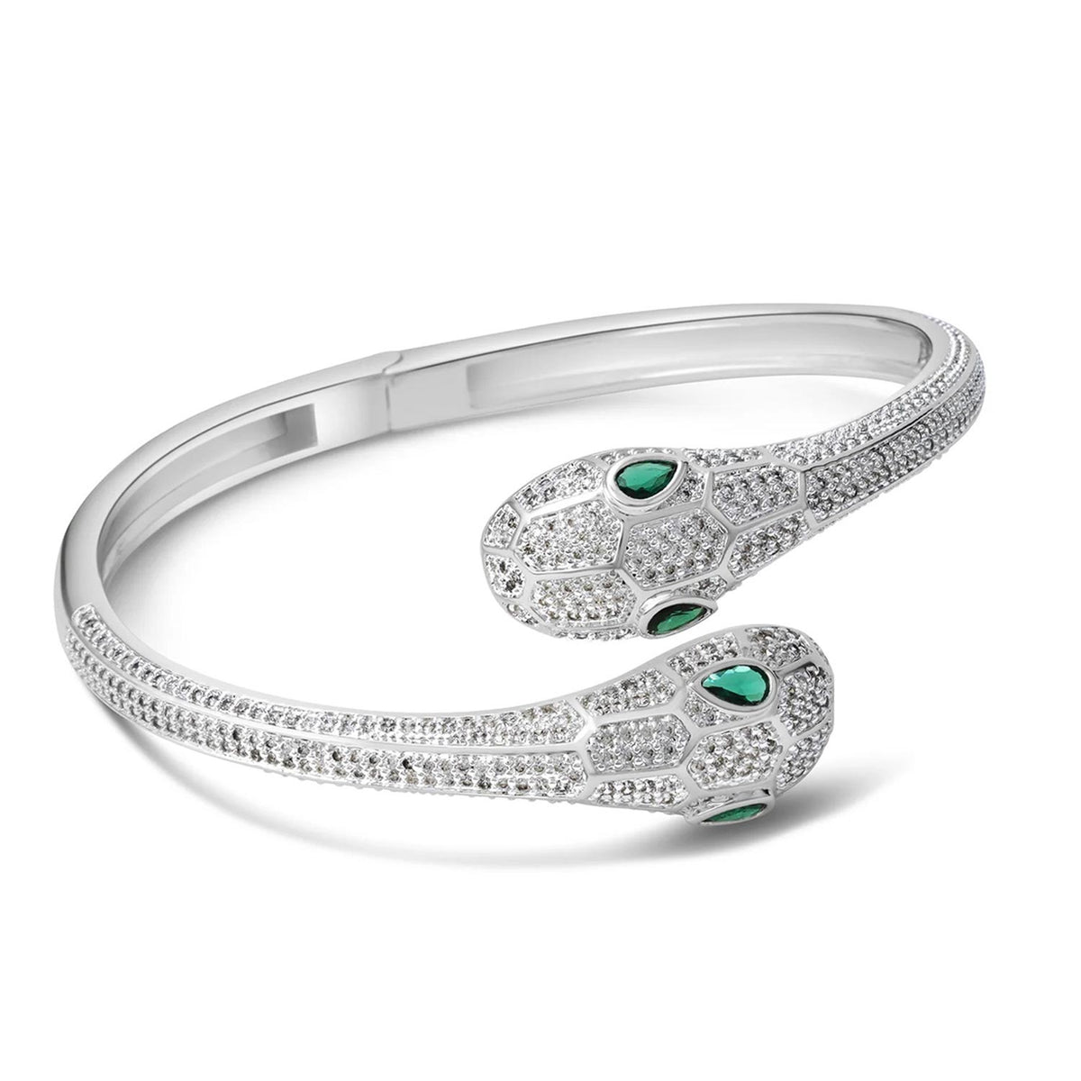 Newbridge Serpent Bangle, Silver