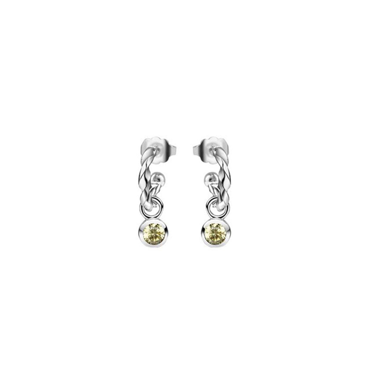 Newbridge Silverware August Birthstone Earrings, Silver