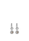 Newbridge Ti Amo Light Peach Earrings, Silver