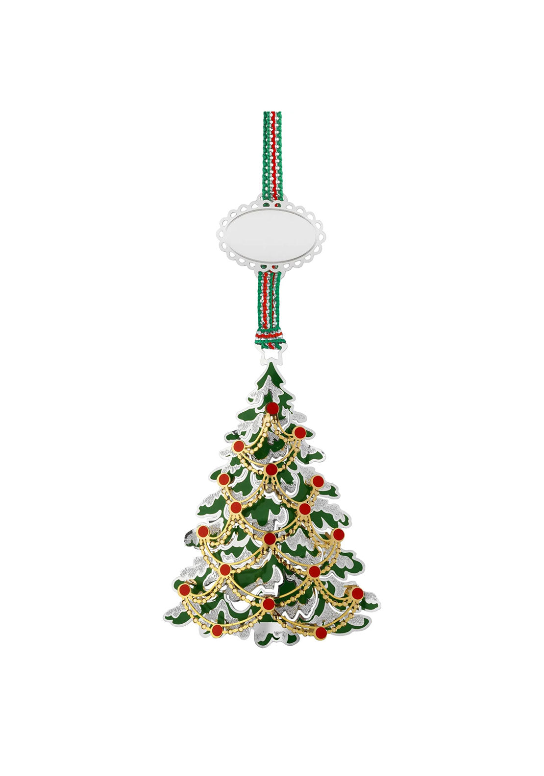 GOLD SILVER PLATED CHRISTMAS TREE DECOR