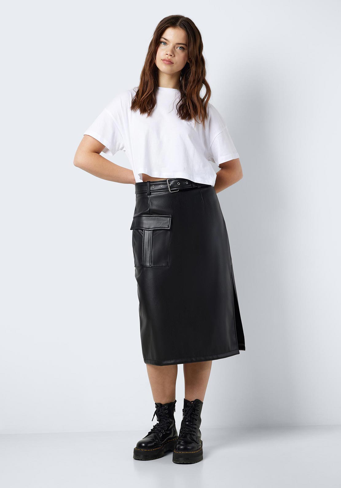 Noisy May NMINFERNO SKIRT - Minigonna - black/nero