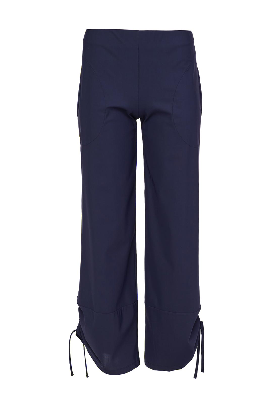 Naya Wide Leg Trouser With Tuck Hem Taupe NAS26230-71