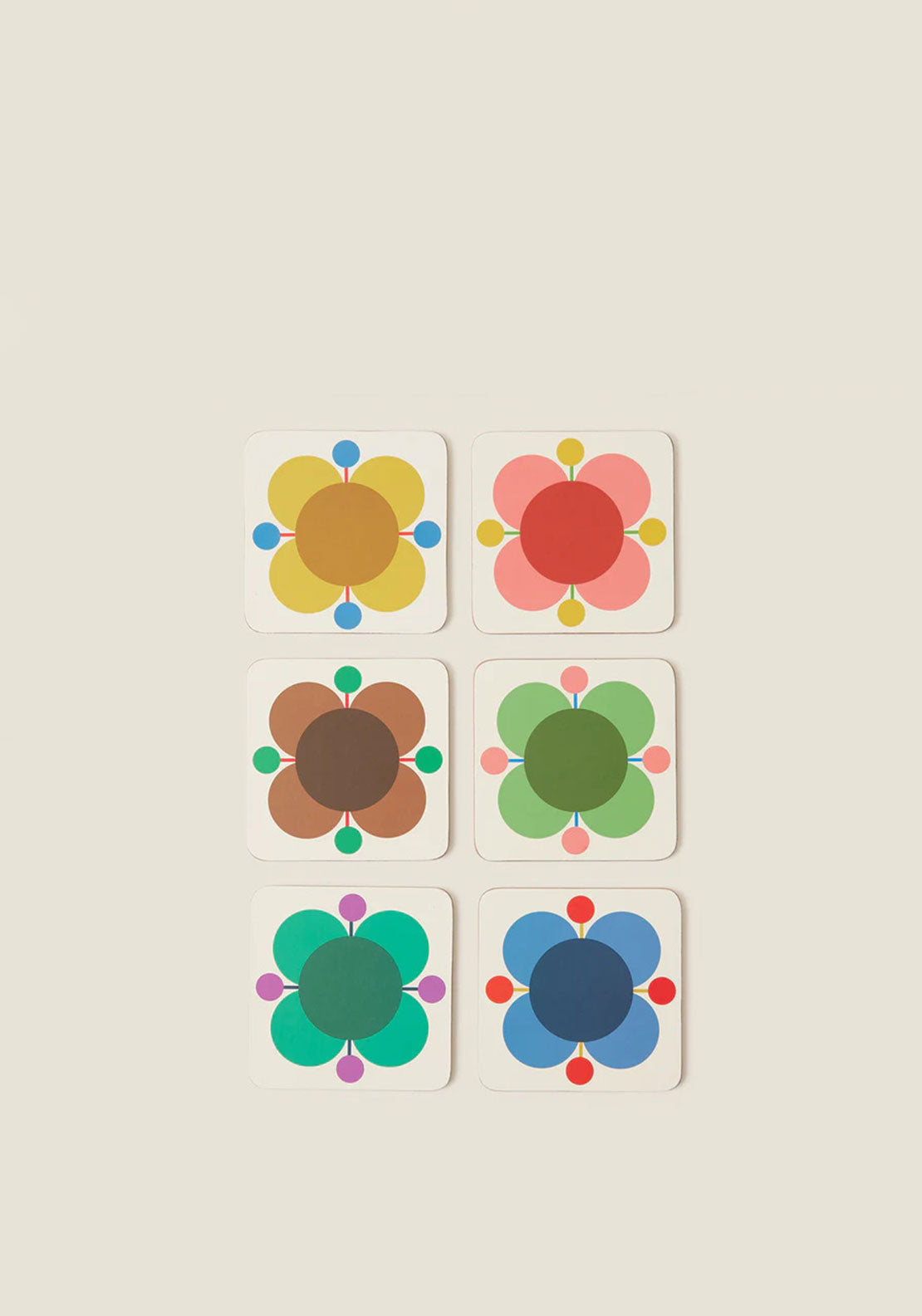 OK ATOMIC FLOWER SO6 CB COASTERS