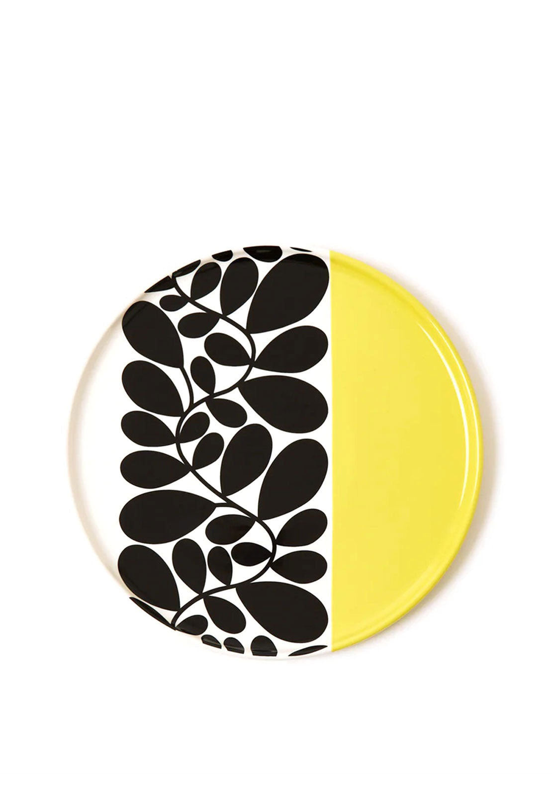 Orla Kiely Sycamore Stripe Dinner Plate, Yellow