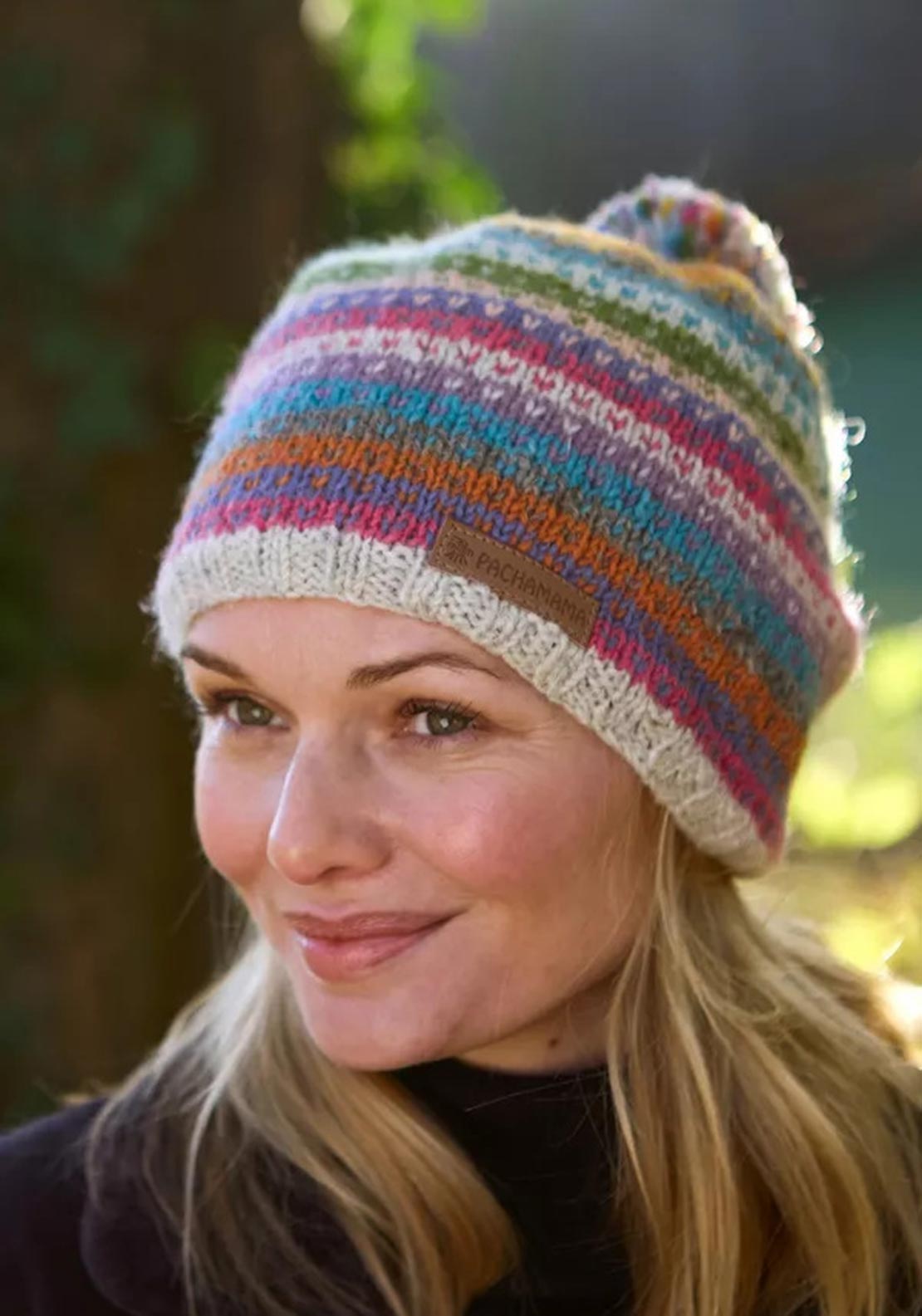 Pachamama Villarica Bobble Beanie, Multi