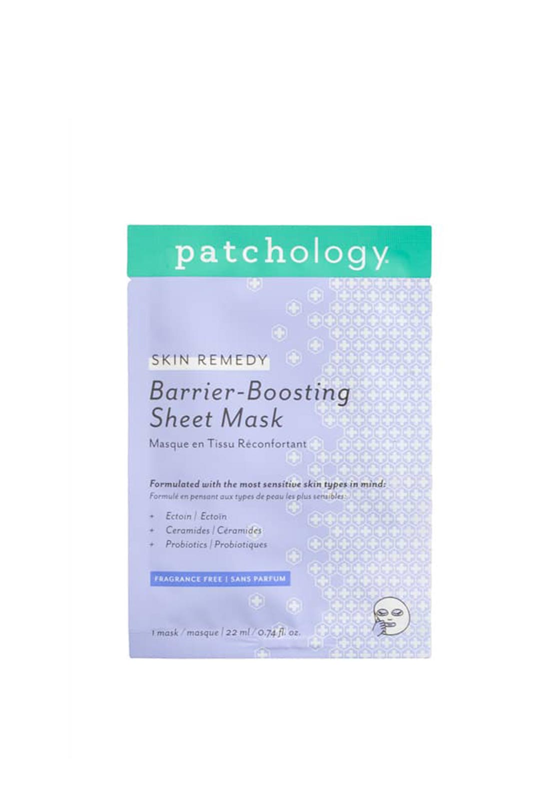 Patchology Skin Remedy 4 Pack Barrier-Boosting Sheet Mask
