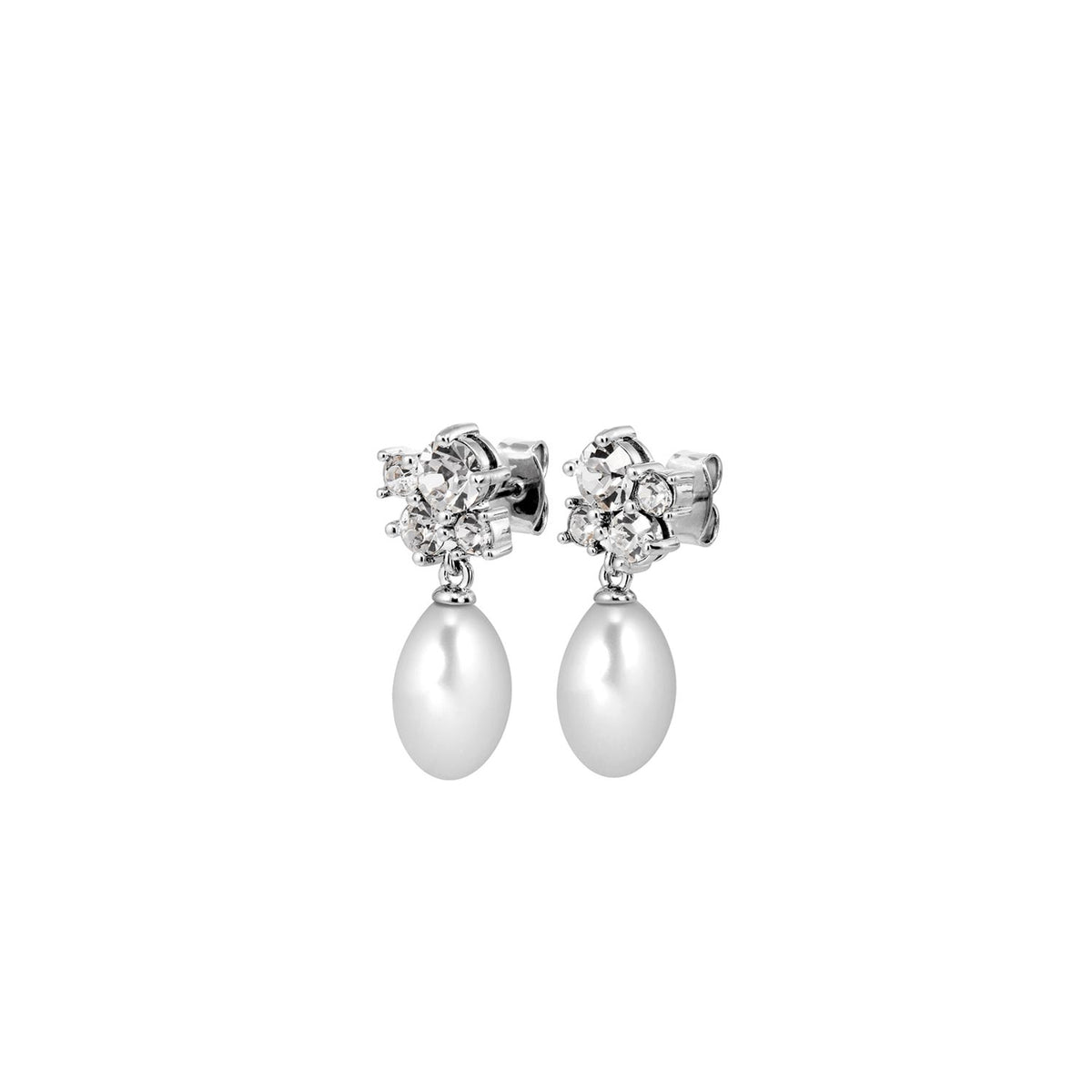 Dyrberg/Kern Petun Pearl Earrings, Silver