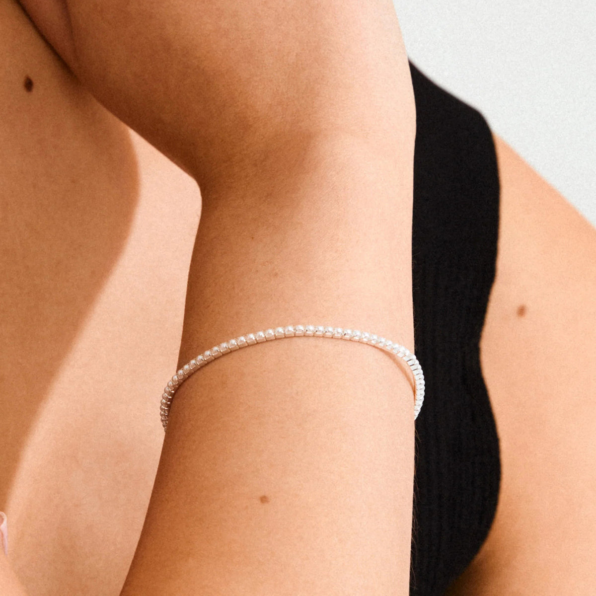 ARASH pearl bracelet silverplated