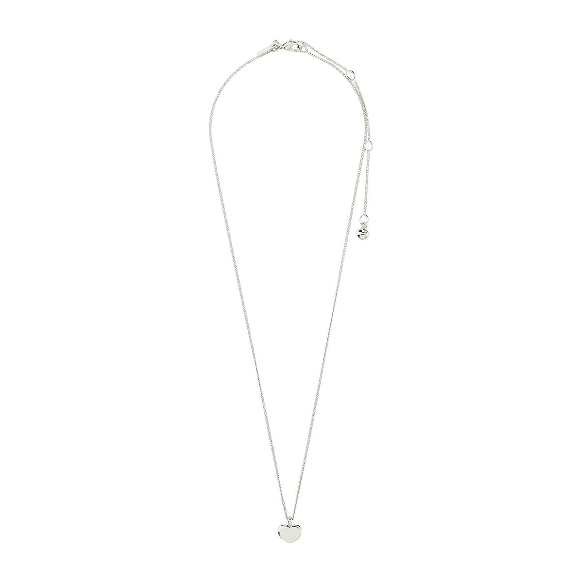 Pilgrim Arin Heart Necklace, Silver