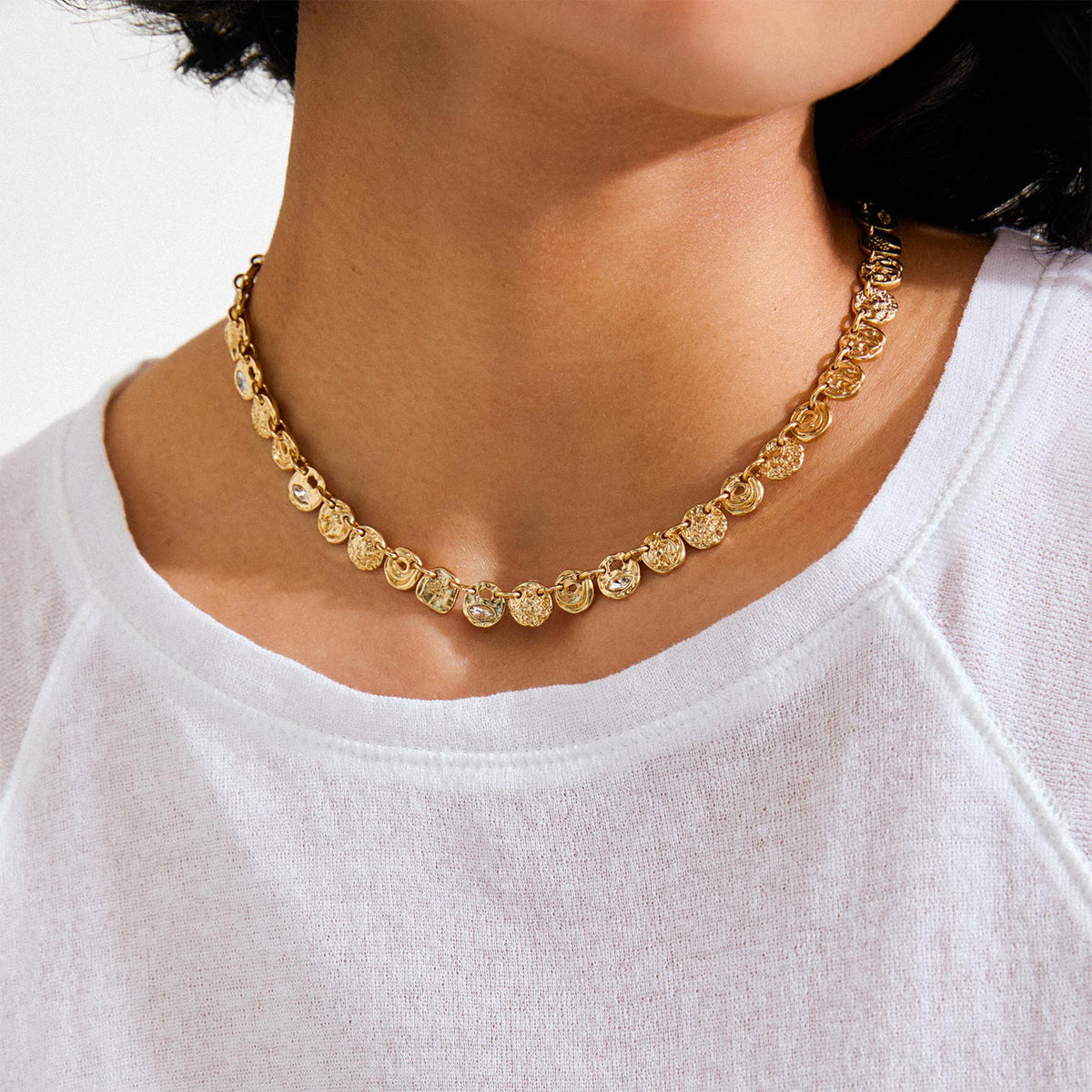 Pilgrim Fire Necklace, Gold