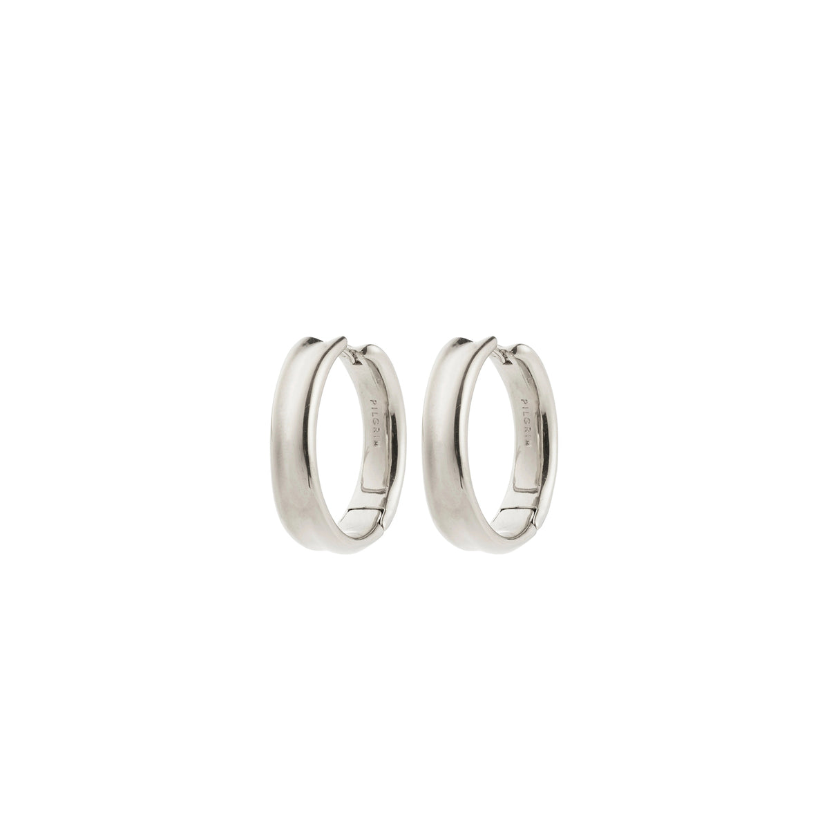 KAYDEN hoops silverplated
