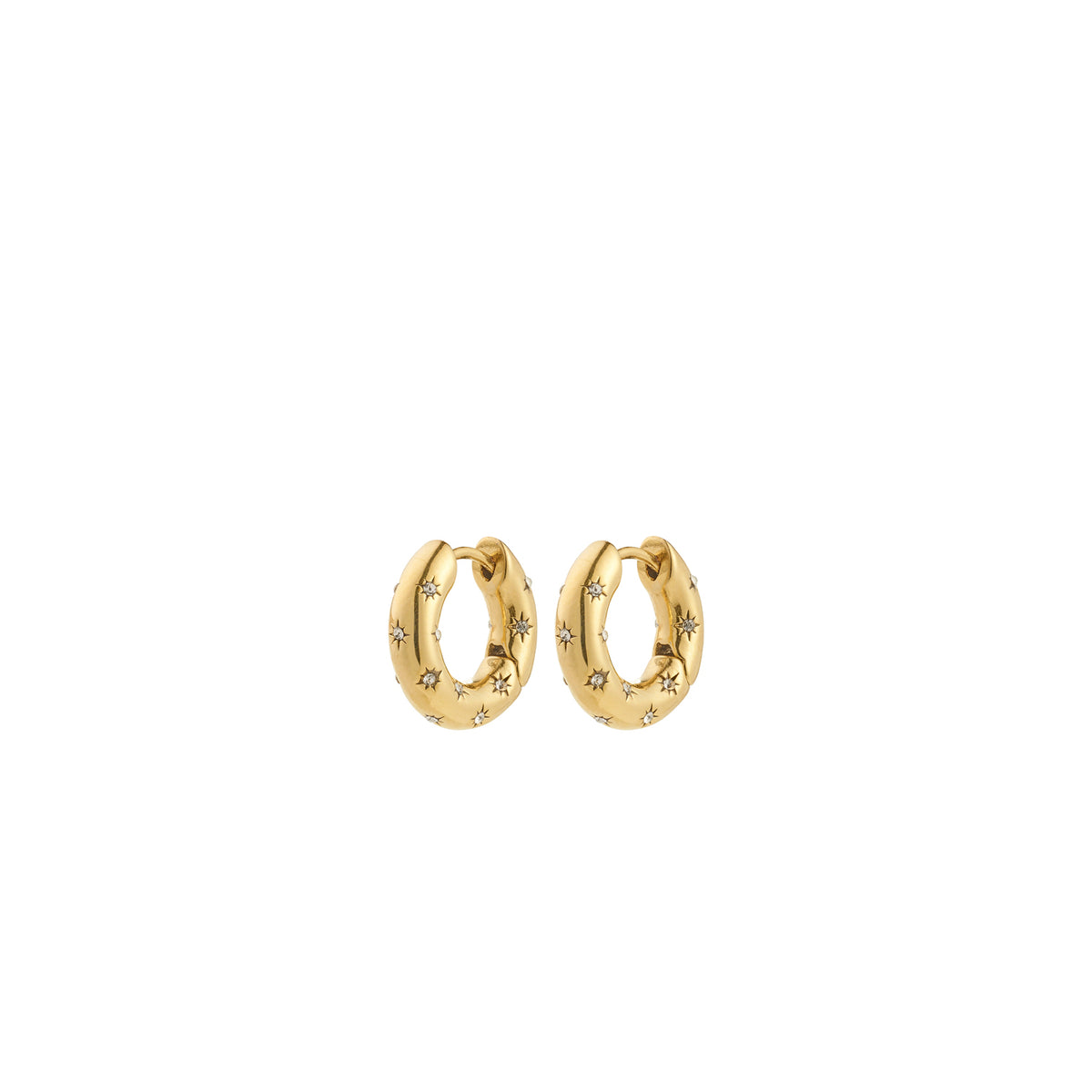 NEVAEH hoops goldplated