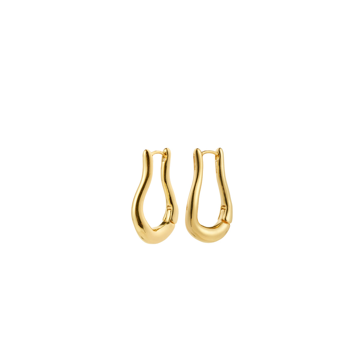 UNFOLD hoops goldplated