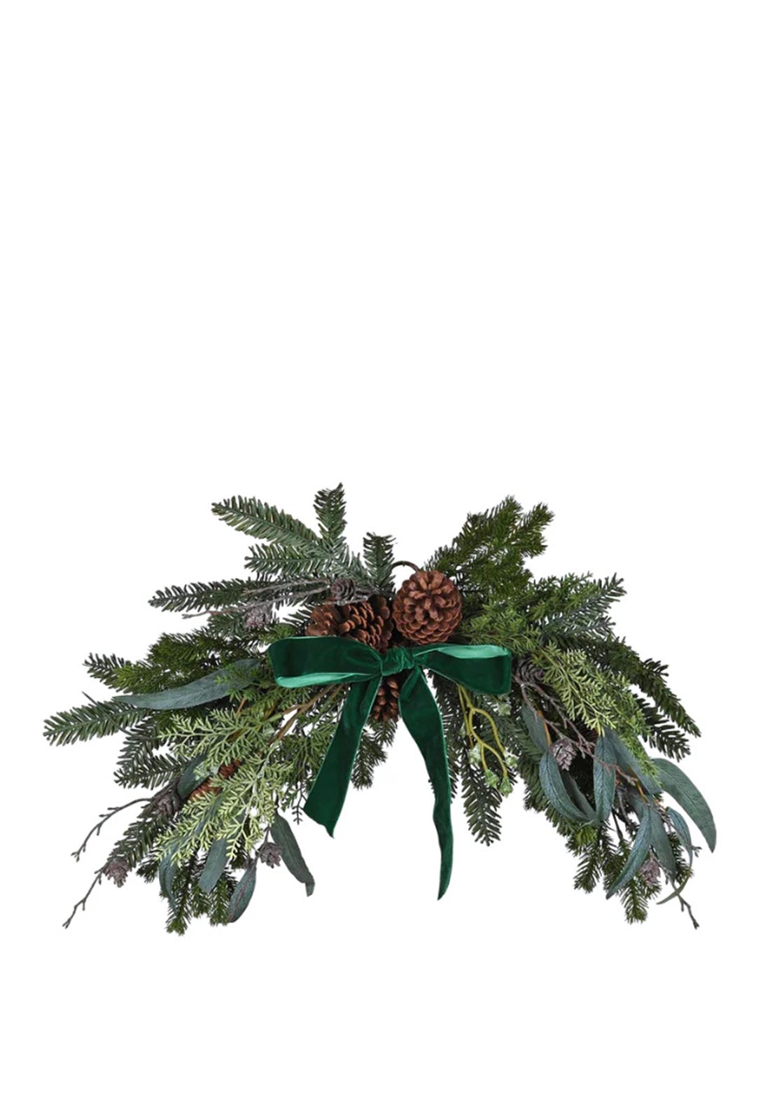 Pine Foliage Bow Swag