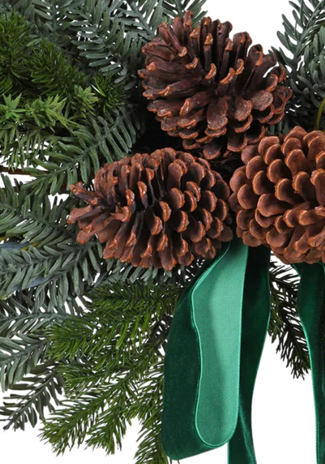 Pine Foliage Bow Swag