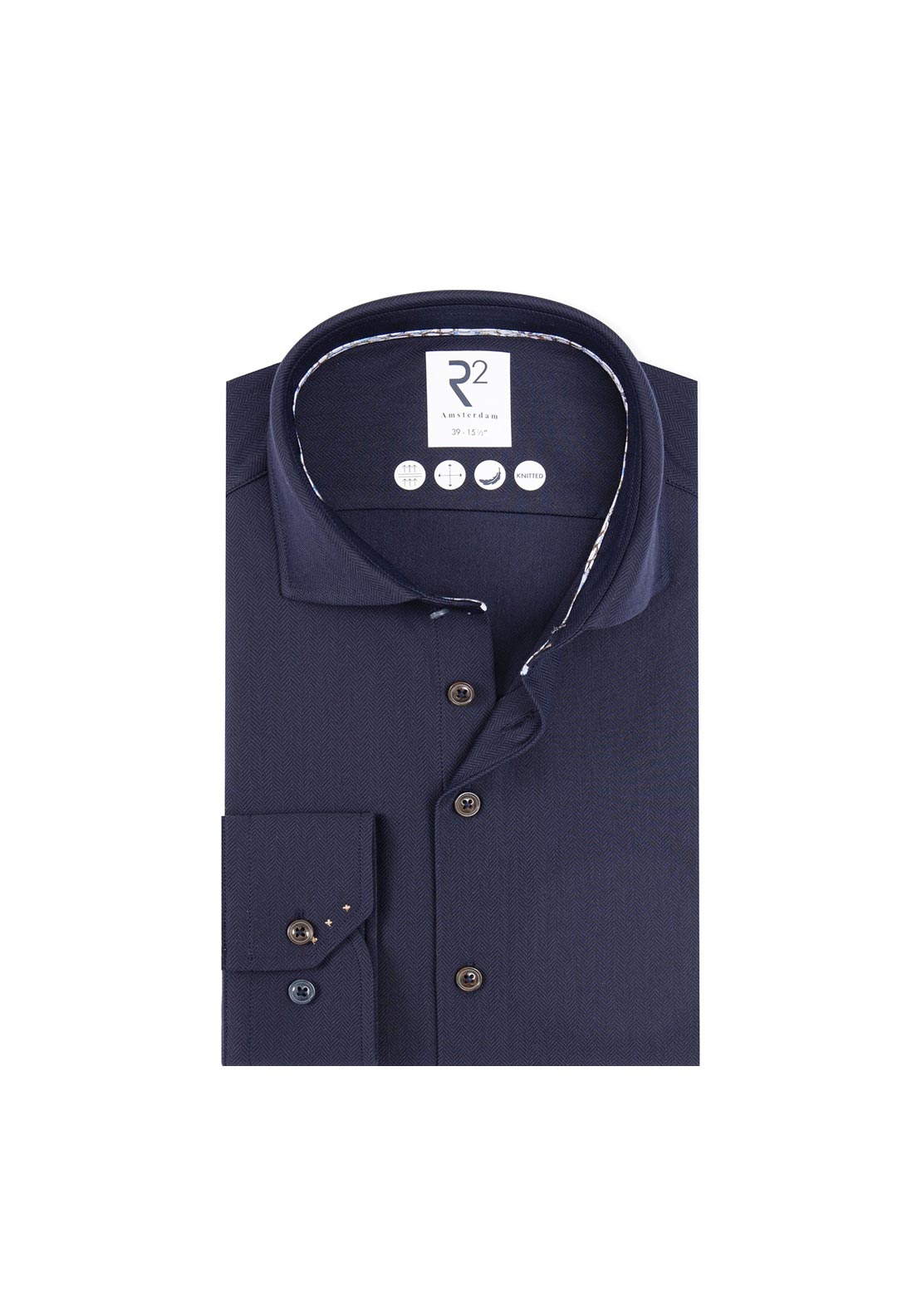 R2 Amsterdam Modern Fit Shirt, Navy