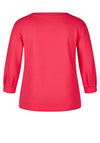 Rabe Round Neck Textured Sweater, Pink