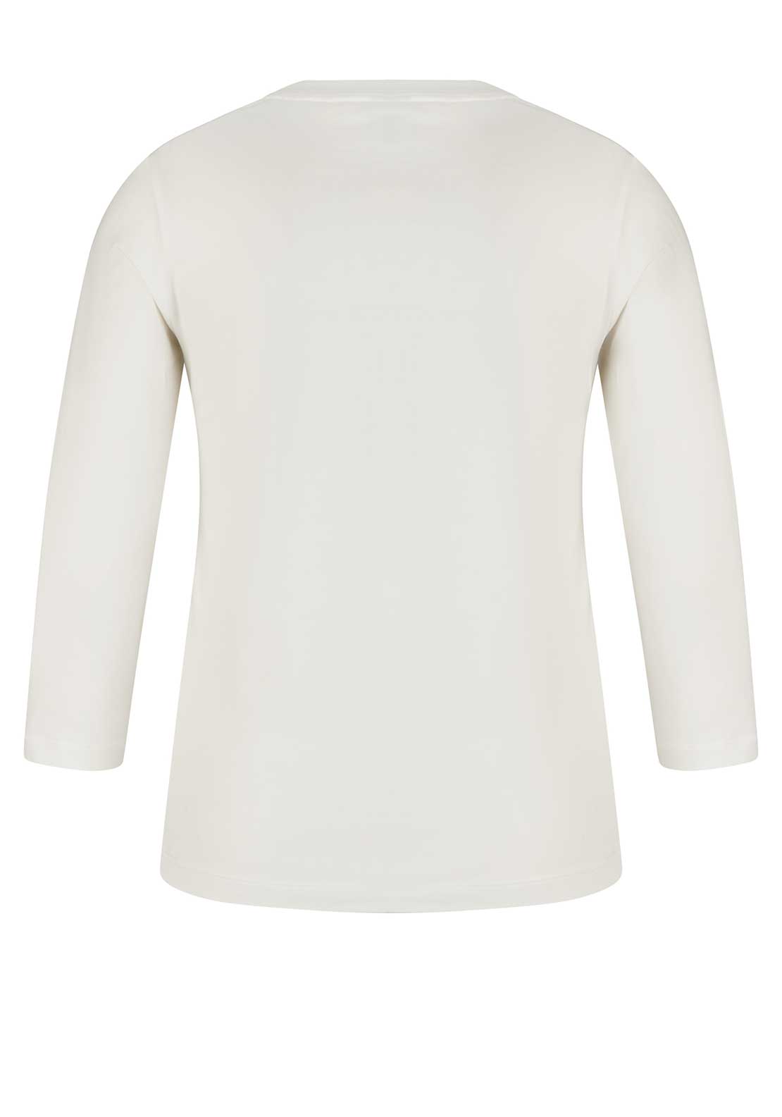 Rabe Floral Printed Top, White
