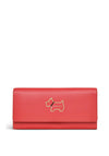 Radley Heritage Dog Outline Large Bifold Wallet, Bright Red