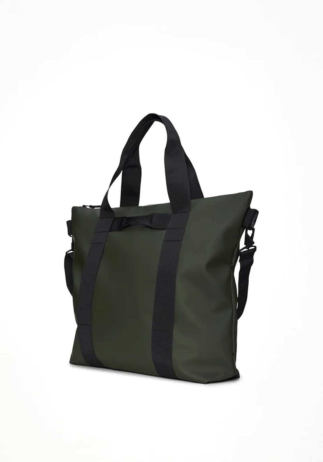 Rains Waterproof Large Tote Bag, Dark Khaki Green