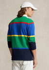 Ralph Lauren Classic Striped Rugby Polo Shirt, Hillside Green Multi