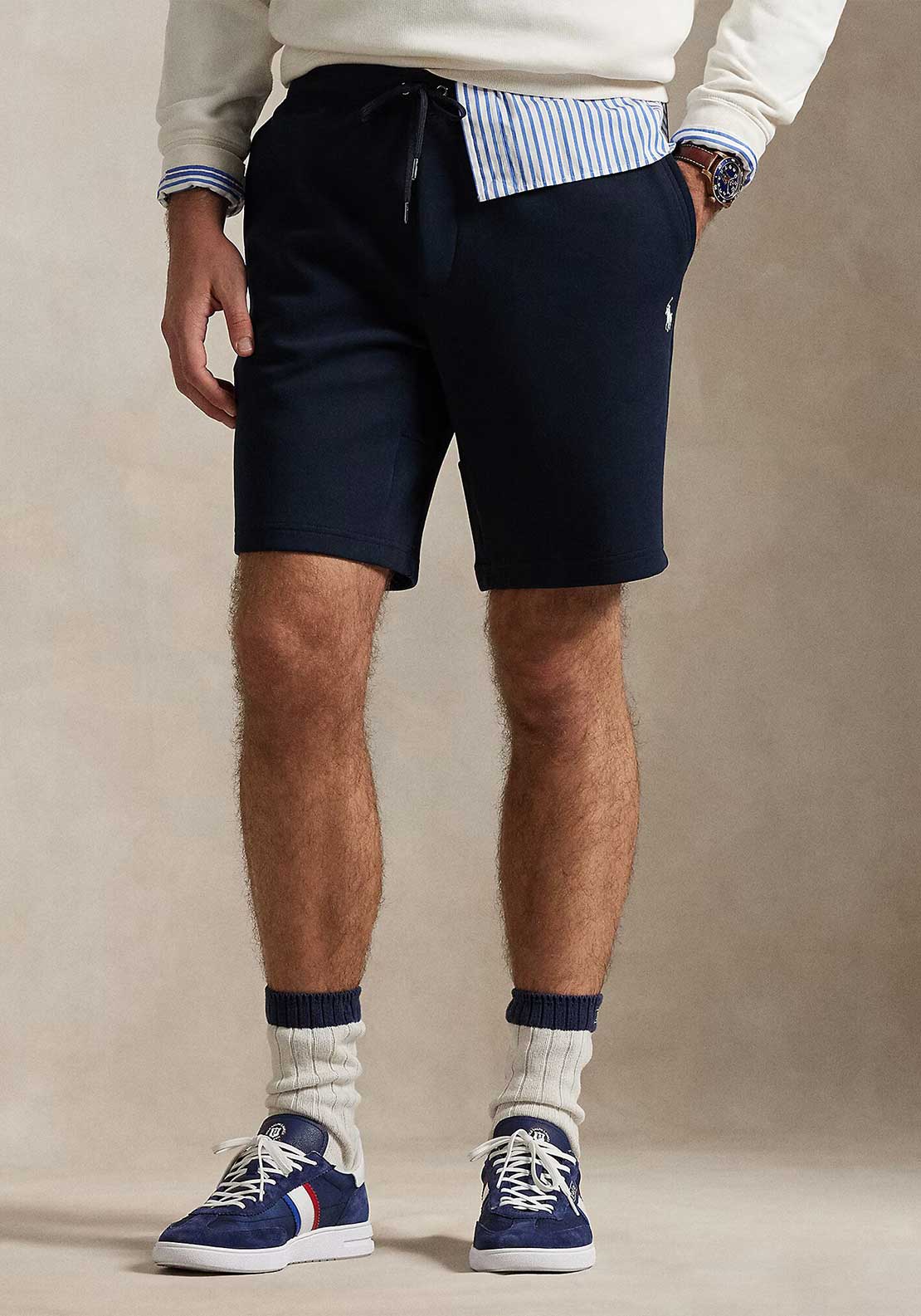 Ralph Lauren Double Knit Sweat Shorts, Aviator Navy