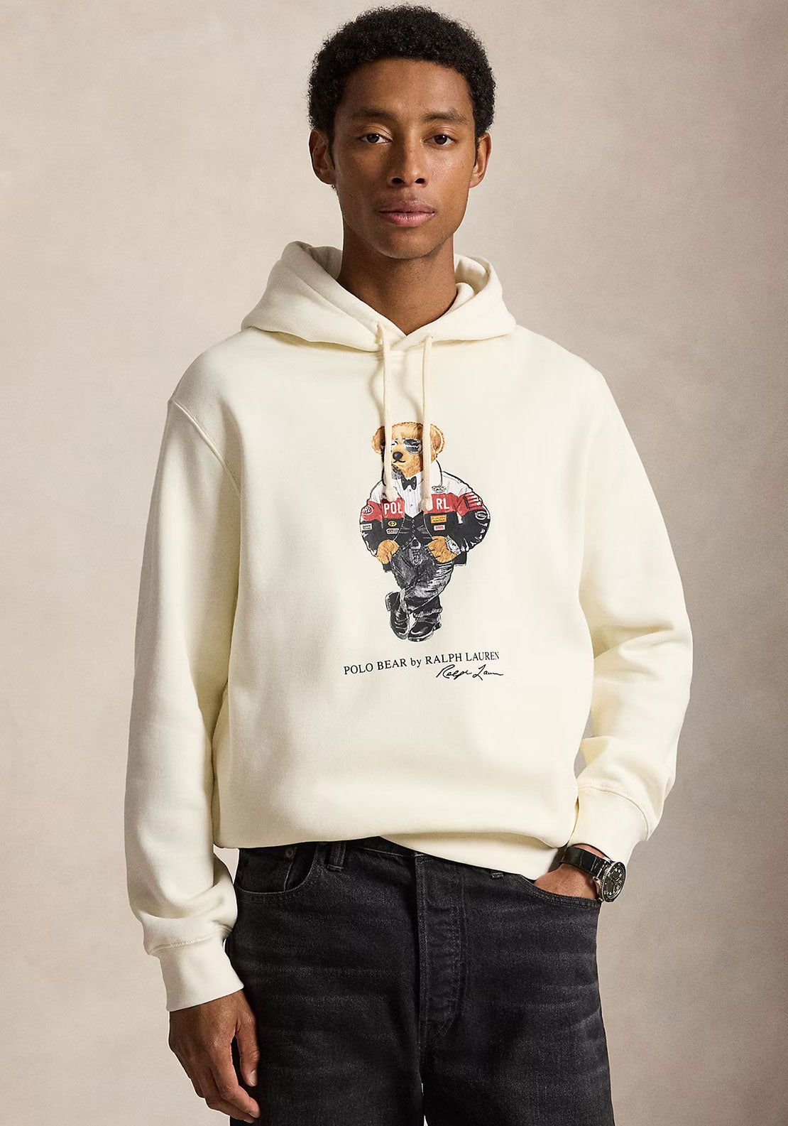 Ralph Lauren Polo Bear Hoodie, Cream