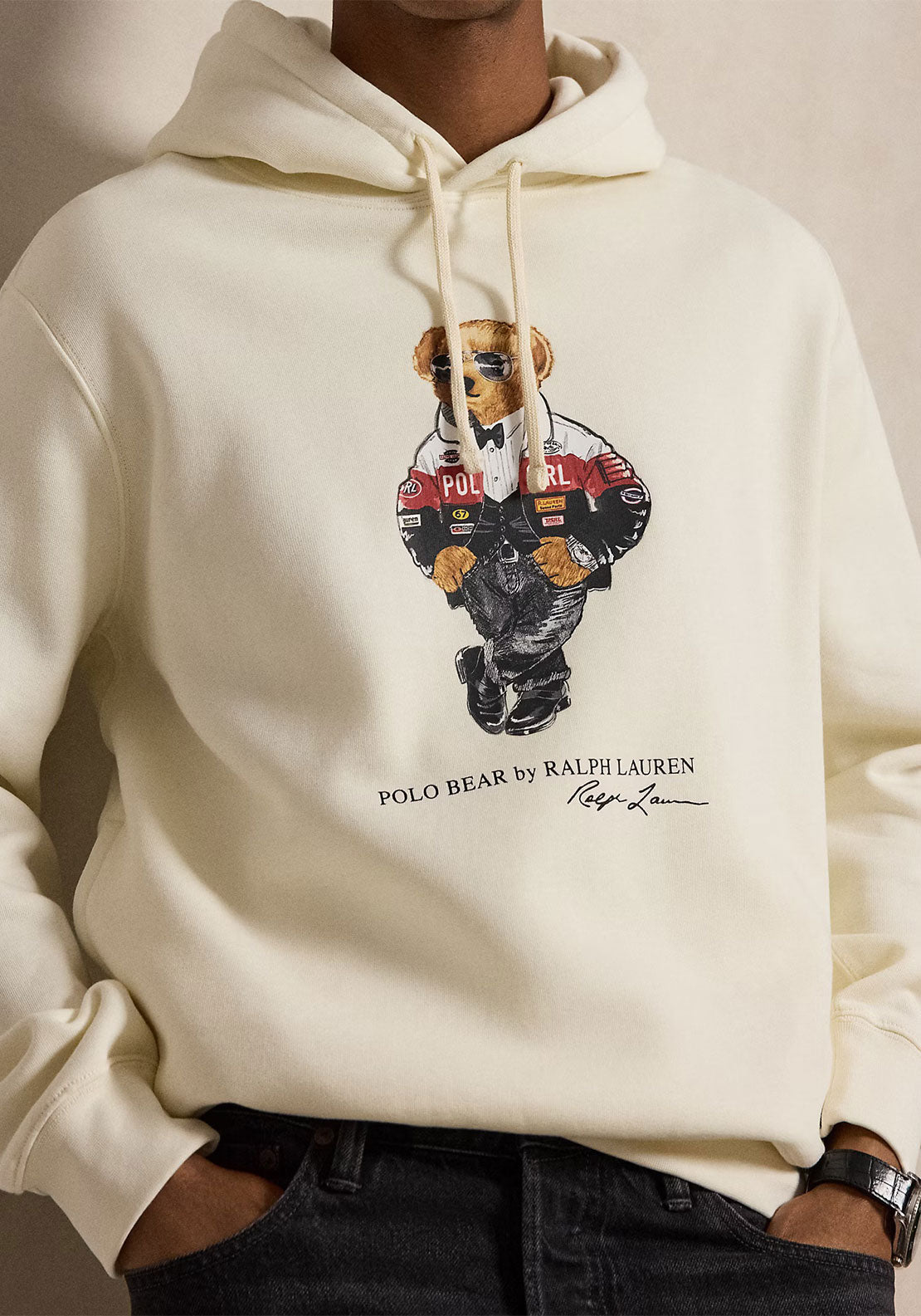 Ralph Lauren Polo Bear Hoodie, Cream