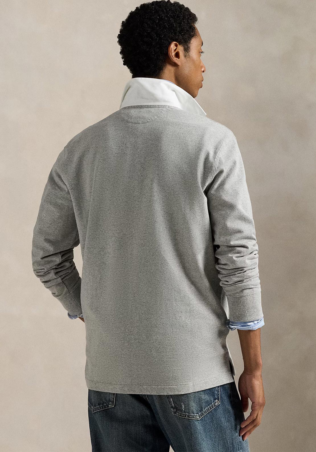 Ralph Lauren The Iconic Rugby Shirt, Grey Heather