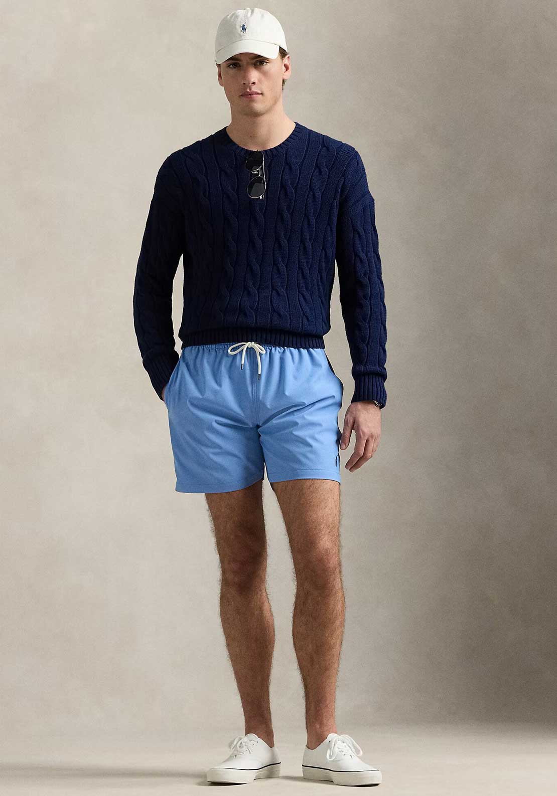 Ralph Lauren Traveller Classic Swimming Trunks, Harbour Island Blue
