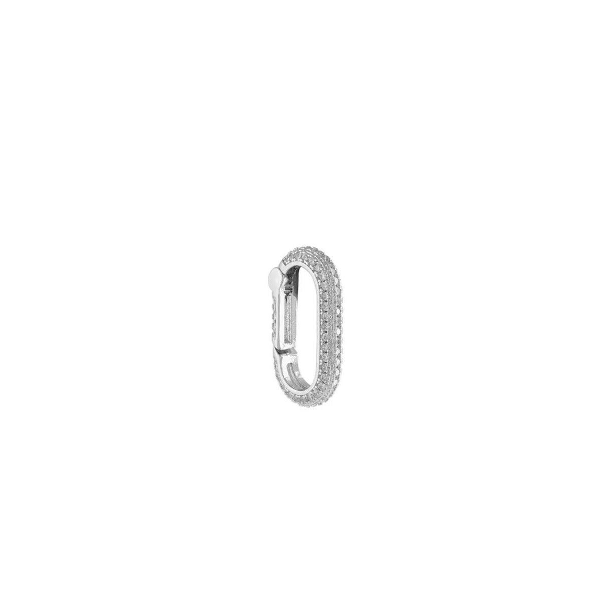 Rebecca CZ Clasp, Silver